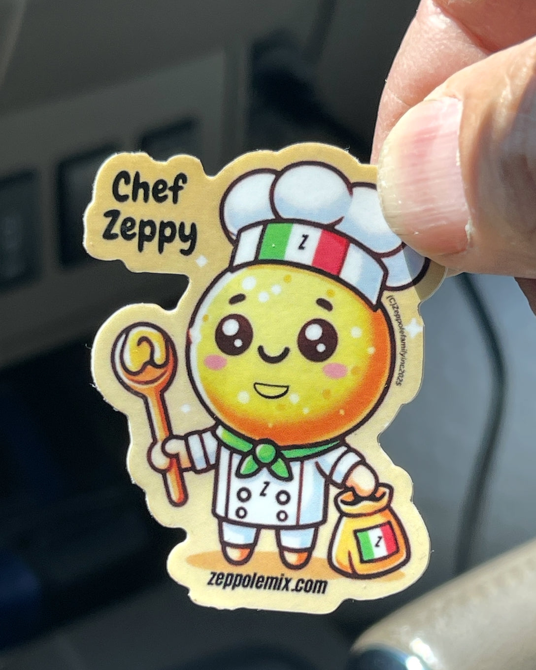 10 Chef Zeppy Stickers